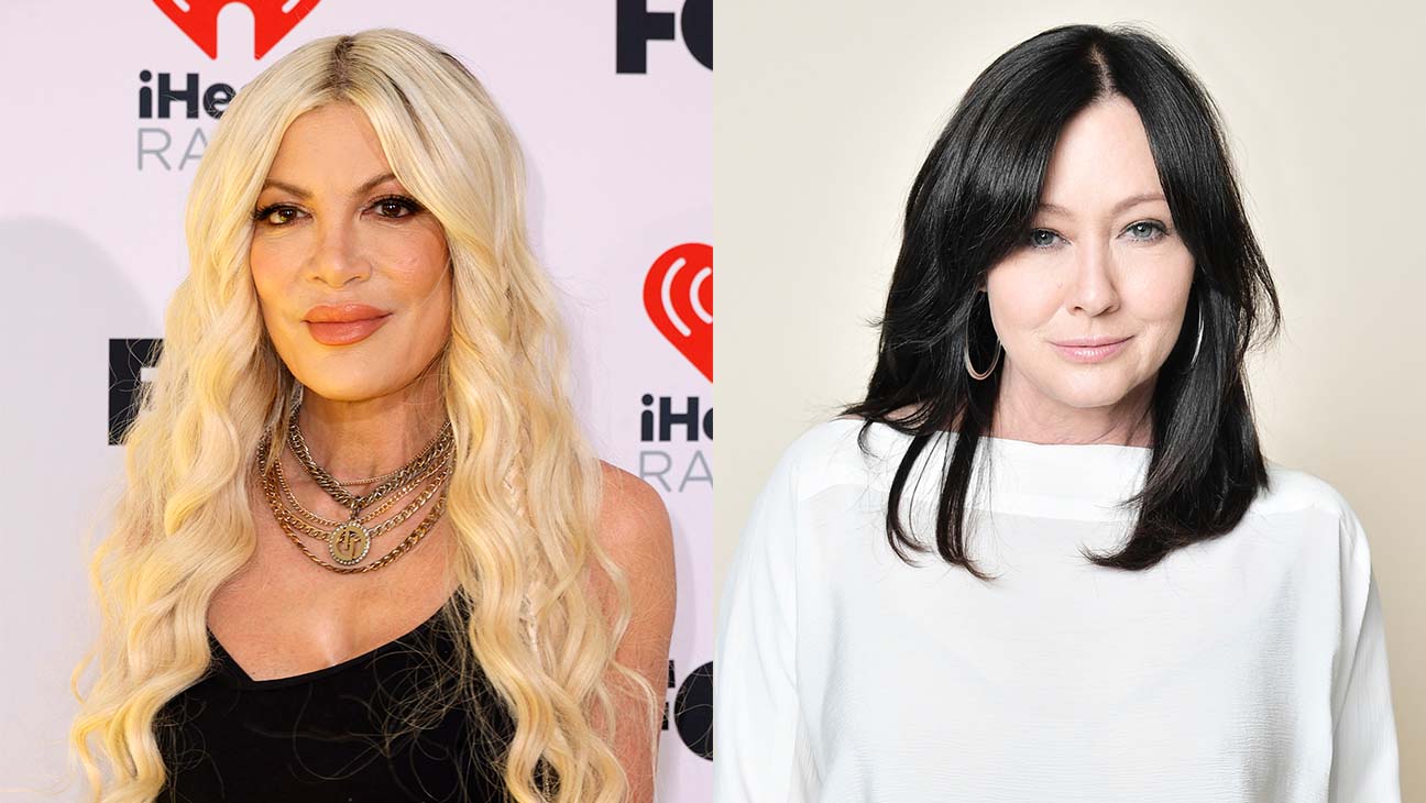 Tori Spelling and Shannen Doherty